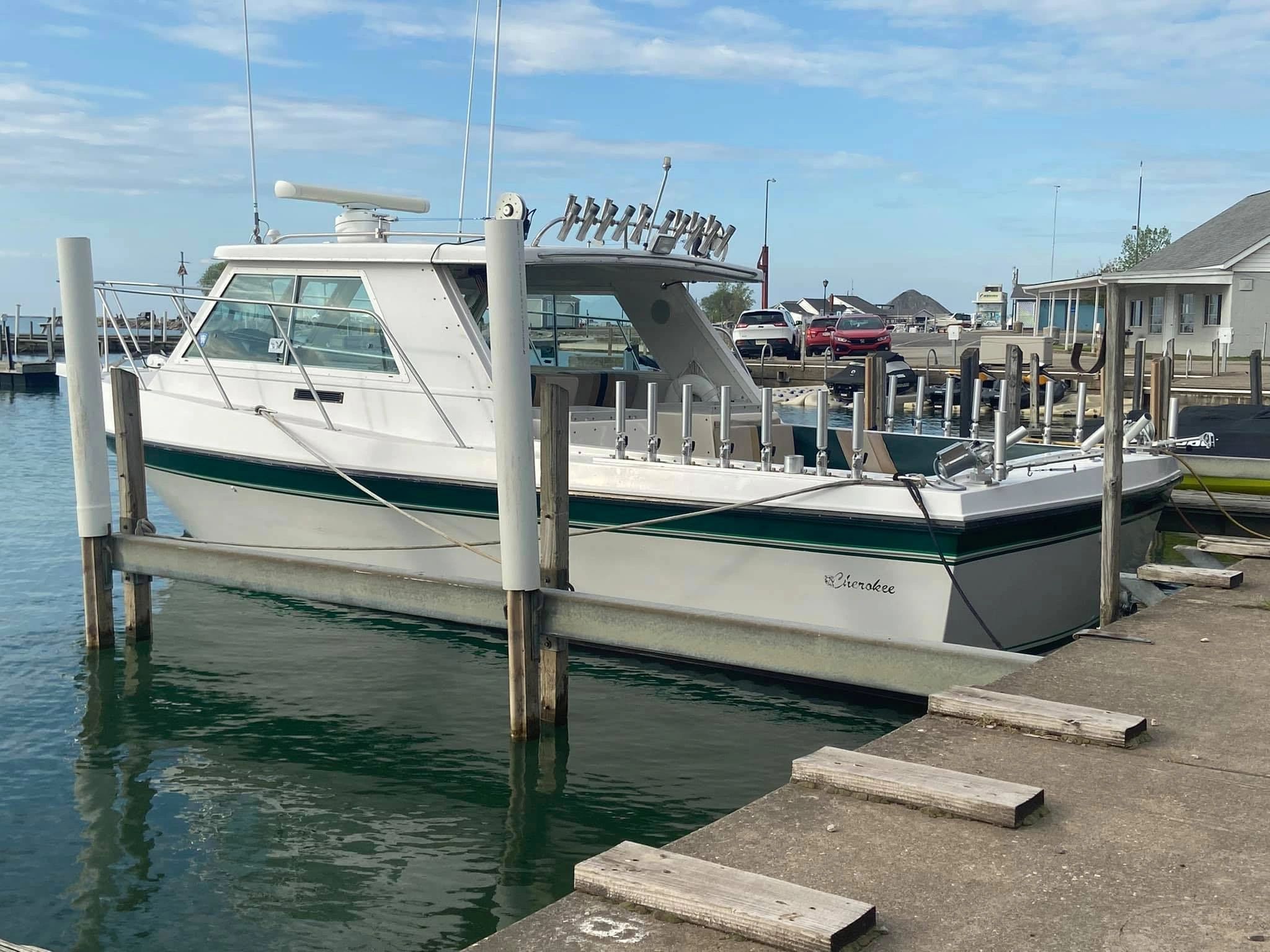 Lake Erie Walleye Charter - Cherokee 300 Sportfisher