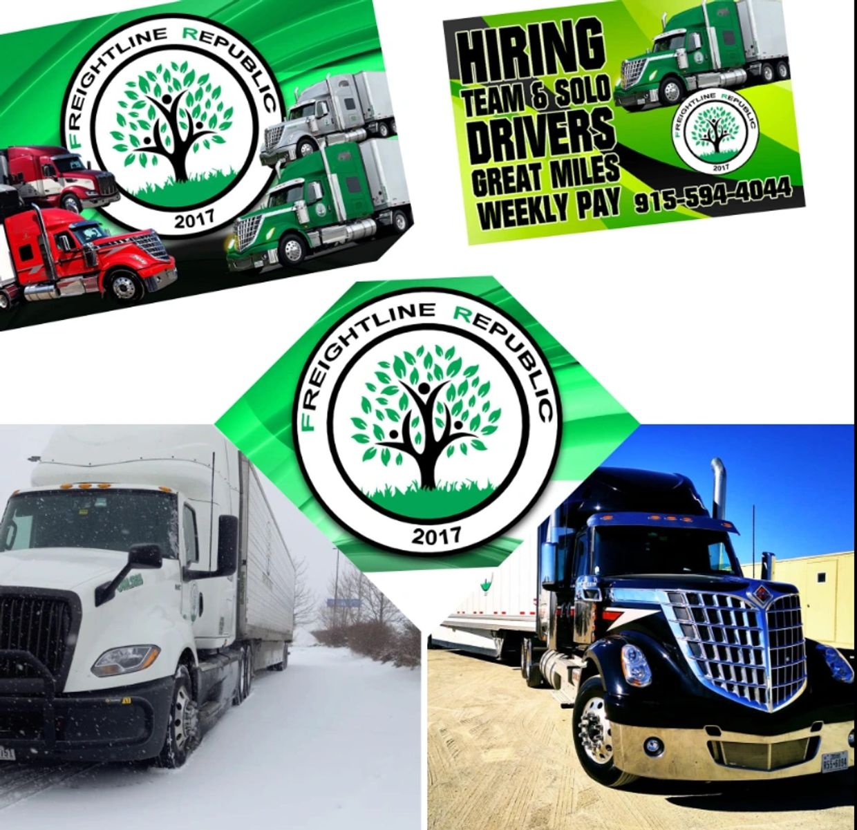 Freightline Republic refrigerated  trucking companies ELPaso TX