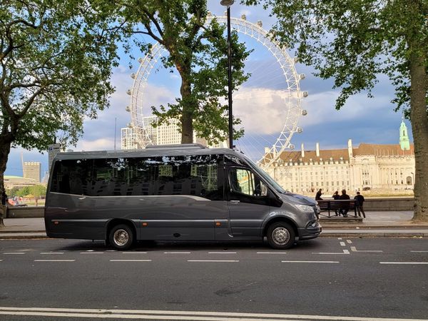 19-seater Luxury Mercedes Minibus.