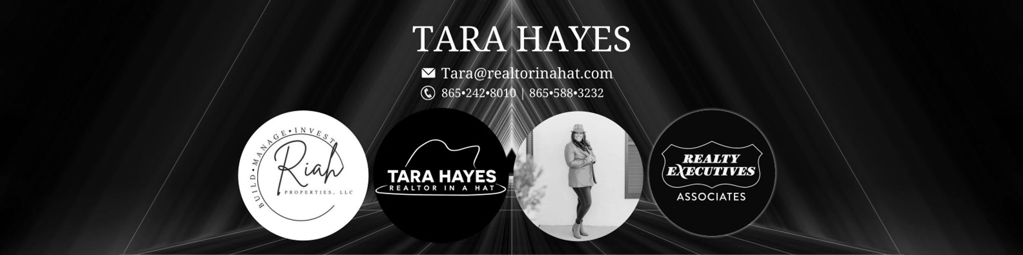 RIAH Properties, Realtor in a hat, Tara Hayes, Real Estate