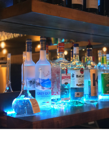 Spiritueux haut de gamme au bistro