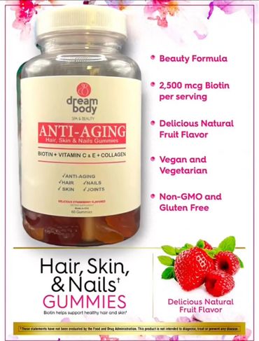 Apoya piel, cabello y uñas desde adentro. Biotin, Vitamina C & Colágeno