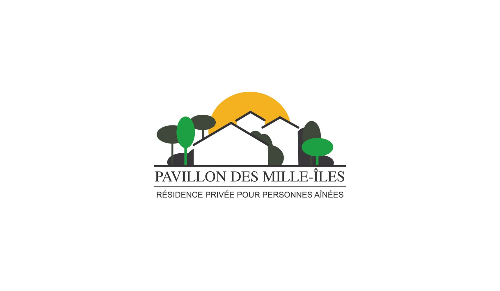 Logo for Pavillon des Mille-Îles private residence for seniors.