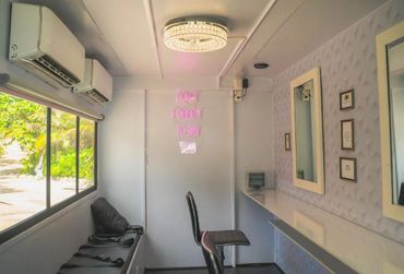 Beauty Truck interior