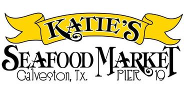 Logo for Katie's Seafood Market in Galveston, Texas, Pier 19.