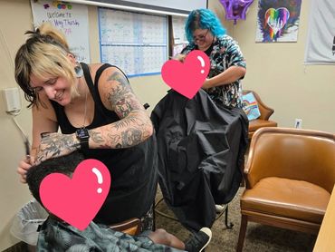 volunteers at attending Glass House events