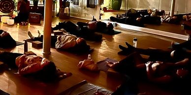 savasana: the meditation and relaxation after a hatha, ashtanga, or vinyasa class