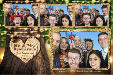 wedding photo booth template