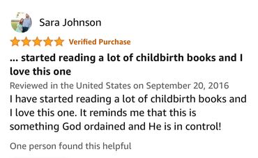 Christ centered childbirth book review about Christian childbirth classes and Doula