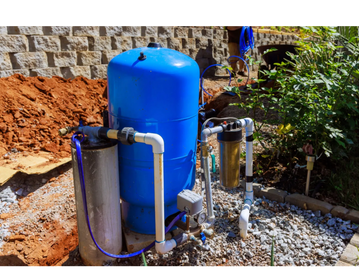 Well pressure tank and pressure switch