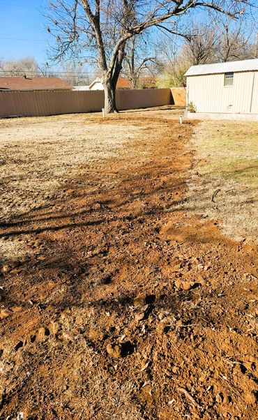 Sewer Replacement back fill ditch line.