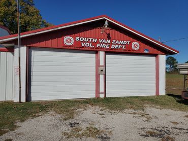 South Van Zandt Volunteer Fire Department Roll Up Commercial Garage Door Installation