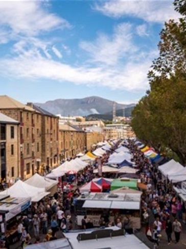 Salamanca Markets in Tasmania are one of Australia's best markets.