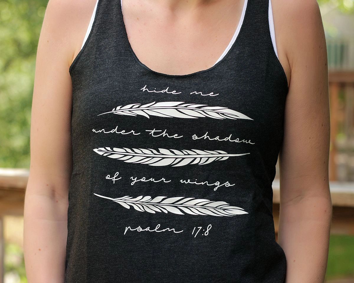 Hide Me Feathers Tank Top by Gaffren