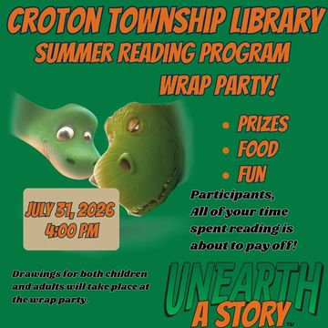 dinosaurs reading event information