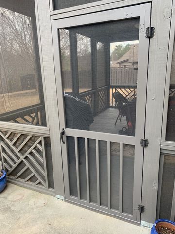 Screened in porch/door