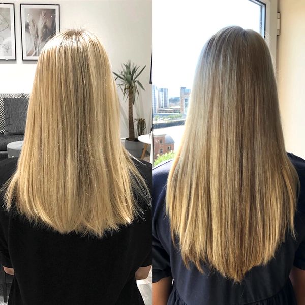 Natural Hair Growth Before and After