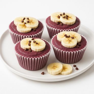 Frozen Acai.Jogurt cups