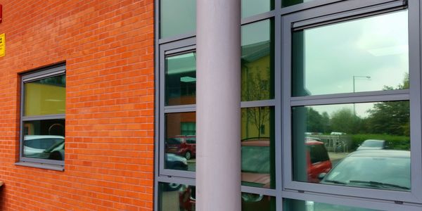 Window Tints For Office Buildings Provides Privacy And Helps Reduce Sun Glare on PC Monitors