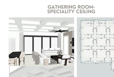 Custom ceiling design