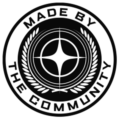 The Star Citizen made by the community logo.