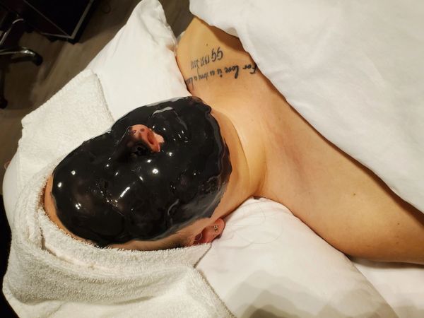 Jelly mask for acne, to help kill the bacteria on the skin.