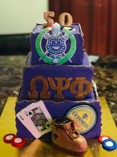 Fraternity Birthday Cake