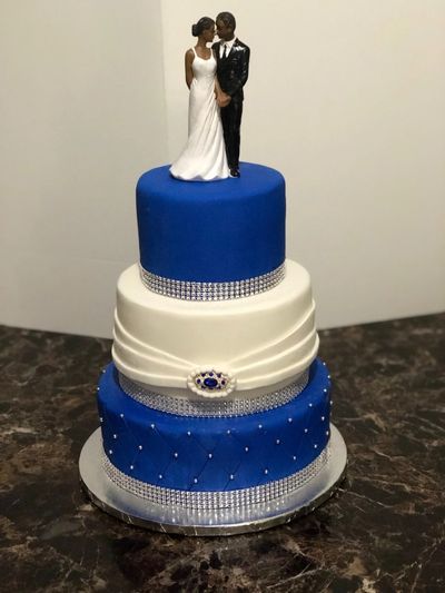 Blue Dream Wedding Cake
