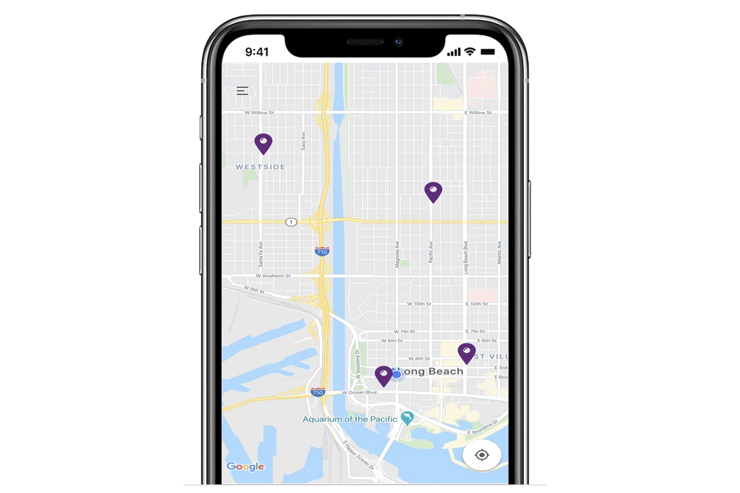 Ship District App Main Map
