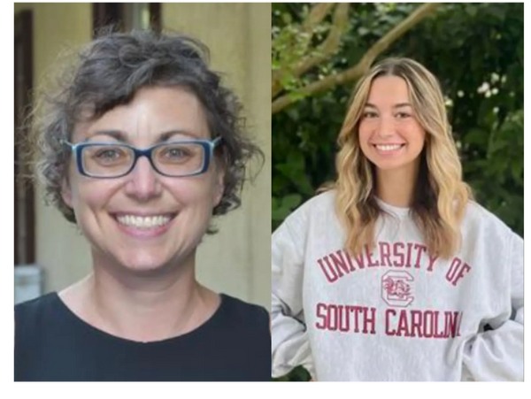 Photo featuring Eleanor, Services Coordinator, and McKenna, Services and Communications Assistant