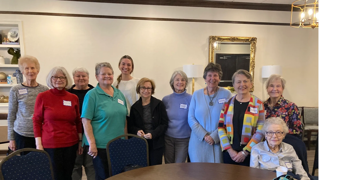Group photo after a program at St. John's