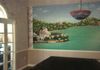 This client spent a lot of vacation time in Bermuda, so we wanted to recreate one of it's famous bays into a full dining room mural