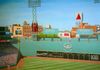 This Fenway mural is in the same room as the Red Sox lockers.