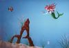 This underwater fantasy was created for a client's daughter who loved the Little Mermaid, and colorful, tropical fish.