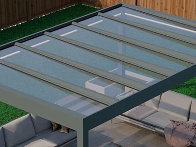 free standing Glass pinela system