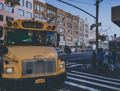 New York City yellow school bus