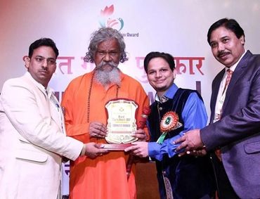 Kavi Prabhat PARWANA Awarded by Member of Parliament - Prasanna Kumar Patasani