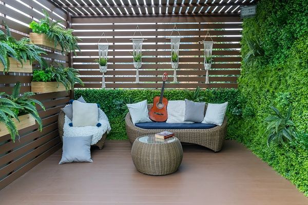 Deck and living space