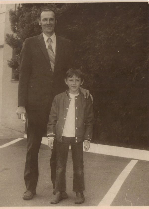 Bob and his father who founded Mr. Mattress.