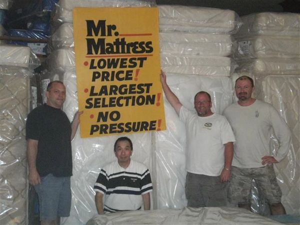 The team of mattress experts at Mr. Mattress.  Vancouver's mattress store.