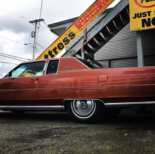 Mr. Mattress likes retro cars like this one.