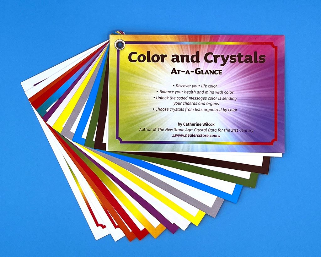 Colors and Crystals At A Glance Flash Card