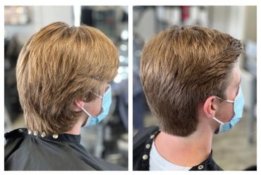 mens before and after haircut