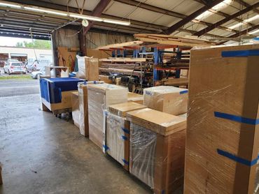 Our climate controlled storage facility.