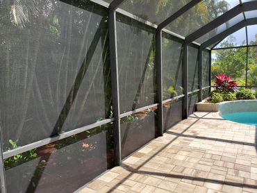 After picture after cleaning the lanai screens