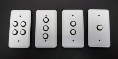 1, 2, 3, and 4 button Othello  momentary wall stations