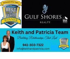 Gulf Shores Realty
Keith and Patricia Team
941-303-7322
