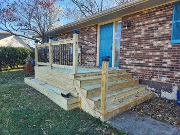 deck construction in progress