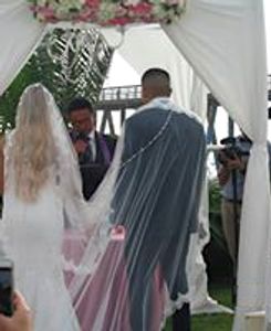 Mexican with Lazo ritual.