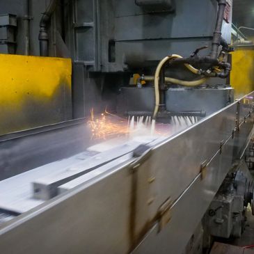 Precision water-jet and plasma cutting services at Lincoln Manufacturing.